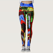 Graffiti 17 lecnm leggings (Voorkant)