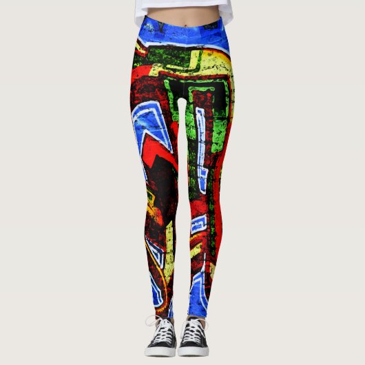 Graffiti 17 lecnm leggings (Voorkant)