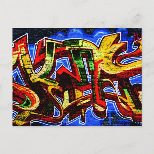 Graffiti 17 pccnm briefkaart (Voorkant)