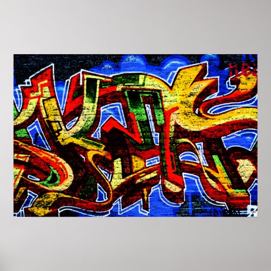 Graffiti 17 wapcna poster (Voorkant)