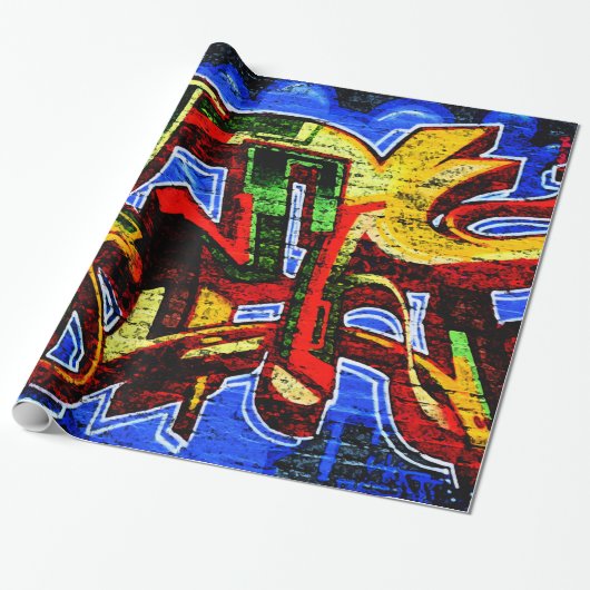 Graffiti 17 wpcna cadeaupapier (Uitgerold)
