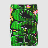 Graffiti 18 gtcna golfhanddoek (Voorkant)