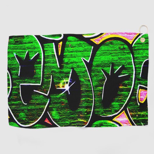 Graffiti 18 gtm golfhanddoek (Horizontaal)