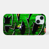 Graffiti 18 iphcnm iPhone 15 case (Achterkant horizontaal)