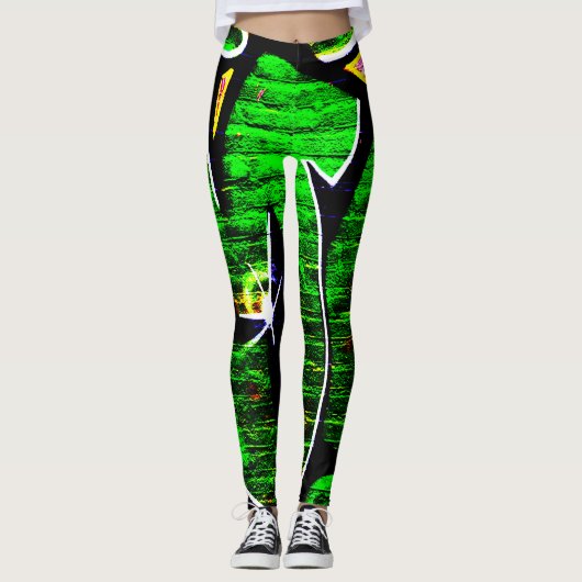 Graffiti 18 lecnm leggings (Voorkant)