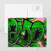 Graffiti 18 pc arc4 briefkaart (Voorkant / Achterkant)