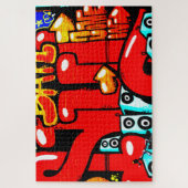 Graffiti 19 20x30 1014pc jpcna legpuzzel (Verticaal)