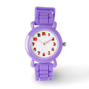 Graffiti 19 Aantal Kinder overlay es Horloge