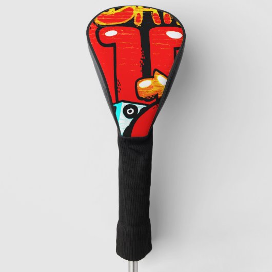 Graffiti 19 dccna golfheadcover (Voorkant)