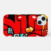 Graffiti 19 iphcnm iPhone 15 case (Achterkant horizontaal)