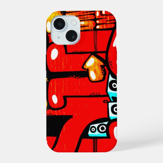 Graffiti 19 iphcnm iPhone 15 case (Achterkant)