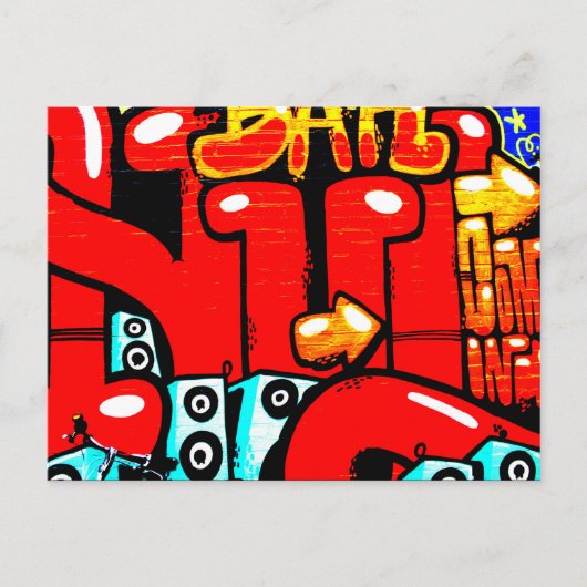 Graffiti 19 pccna briefkaart (Voorkant)