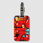 Graffiti 19 v.Chr. ltcnm Bagagelabel (Voorkant (verticaal))