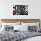 Graffiti 1 16,50x11 (41,25x27,5cm) waccnm canvas afdruk (Insitu (Slaapkamer))