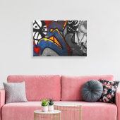 Graffiti 1 16,50x11 (41,25x27,5cm) waccnm canvas afdruk (Insitu (Woonkamer))