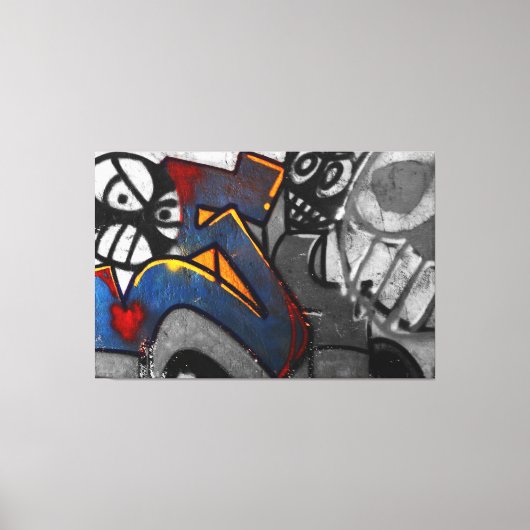Graffiti 1 60x40 (150x100cm) waccna canvas afdruk (Voorkant)