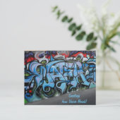 Graffiti 1 briefkaart (Staand voorkant)