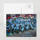 Graffiti 1 briefkaart (Voorkant / Achterkant)