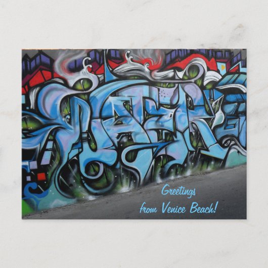 Graffiti 1 briefkaart (Voorkant)