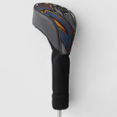 Graffiti 1 dcm golfheadcover (Schuin)