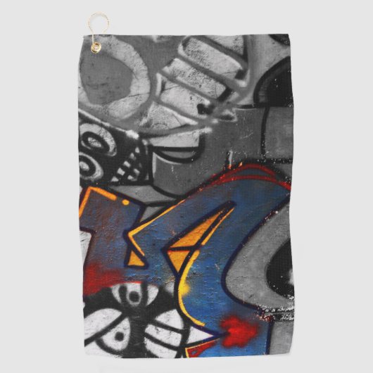 Graffiti 1 gtcnm golfhanddoek (Voorkant)