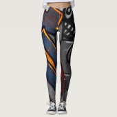 Graffiti 1 lem leggings (Voorkant)