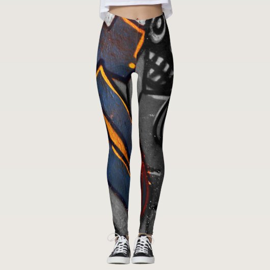 Graffiti 1 lem leggings (Voorkant)