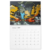 Graffiti 2021 kalender (Jan 2027)