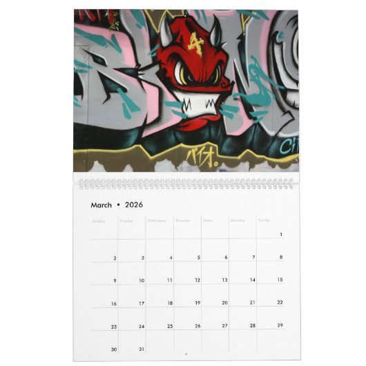 Graffiti 2021 kalender (Mar 2026)