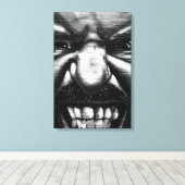 Graffiti 2 16x24 (40x60cm) waccna canvas afdruk (Insitu (Houten vloer))