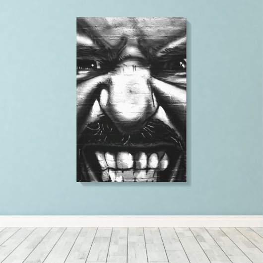 Graffiti 2 16x24 (40x60cm) waccna canvas afdruk (Insitu (Houten vloer))