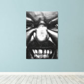Graffiti 2 24x36 (60x90cm) waca canvas afdruk (Insitu (Houten vloer))