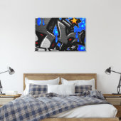 Graffiti 3 36x24 (90x60cm) waccnm canvas afdruk (Insitu (Slaapkamer))