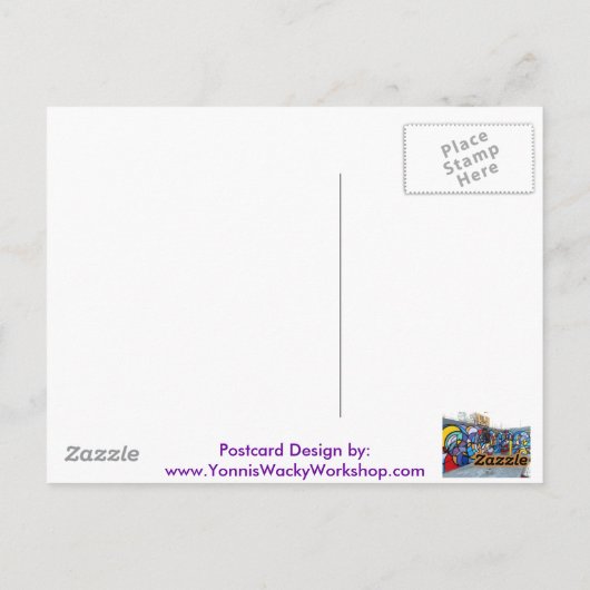 Graffiti 3 briefkaart (Achterkant)