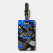 Graffiti 3 cd ltcna bagagelabel (Voorkant verticaal)