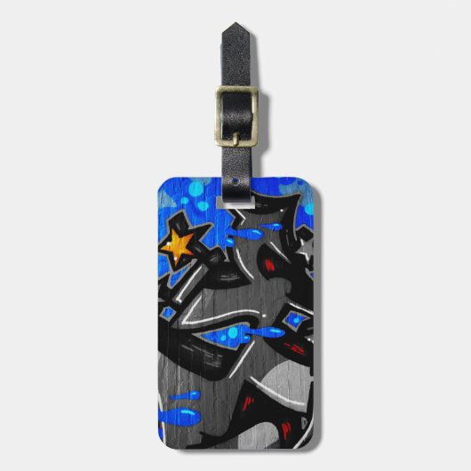 Graffiti 3 cd ltm bagagelabel (Voorkant verticaal)