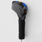 Graffiti 3 dca golfheadcover (Schuin)