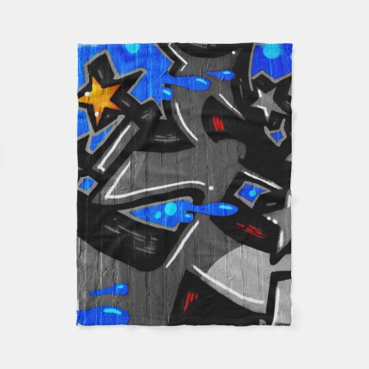 Graffiti 3 fbcna fleece deken (Voorkant)