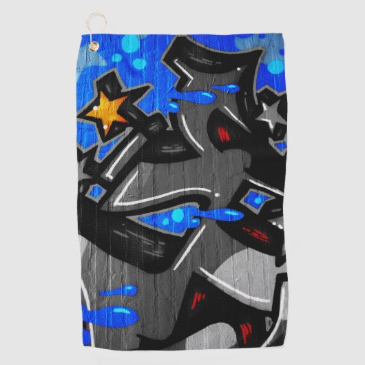 Graffiti 3 gtcna golfhanddoek (Voorkant)