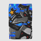 Graffiti 3 gtcnm golfhanddoek (Voorkant)