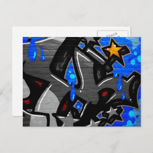 Graffiti 3 pccnm briefkaart (Voorkant / Achterkant)