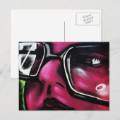 Graffiti 5 pccn arc4 briefkaart (Voorkant / Achterkant)