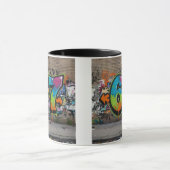 Graffiti 67 Viral Trend/Bold Pop Art Street Style Mok (Midden)