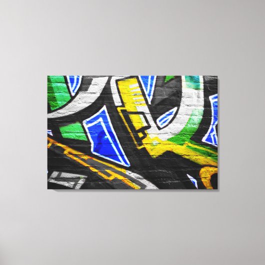Graffiti 6 36x24 (90x60cm) waccna canvas afdruk (Voorkant)