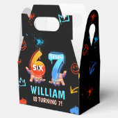 Graffiti 6 7 Meme Trend Six Seven Birthday Party Bedankdoosjes (Geopend)