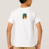 Graffiti 6-7 Verjaardag T-shirt Zes Zeven (Achterkant)