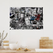 "Graffiti 6" afdrukken Poster (Keuken)