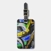 Graffiti 6 cd ltcna bagagelabel (Voorkant verticaal)