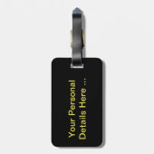 Graffiti 6 cd ltcna bagagelabel (Achterkant verticaal)