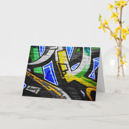 Graffiti 6 gccnm kaart (Gele Bloem)